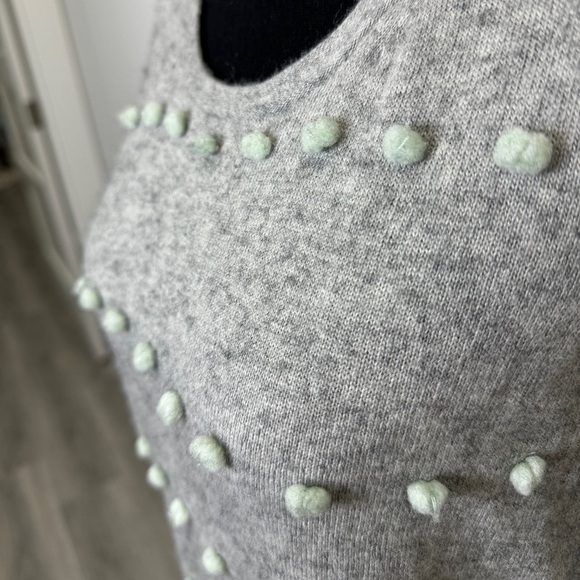 J. Crew Gray Wool Blend Women's Sweater (S) - Picture 4 of 8